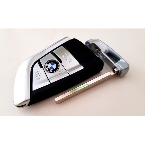 Smartkey Schlüssel Gehäuse für BMW - 3 Tasten - Chroom - After Market  Produkt