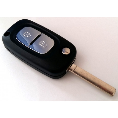 Repair Reparatur Satz Auto Schlüssel Austausch Gehäuse mit 2 Tasten und  Batterie kompatibel für Renault Twingo Clio Kangoo Wind Modus Master Dacia