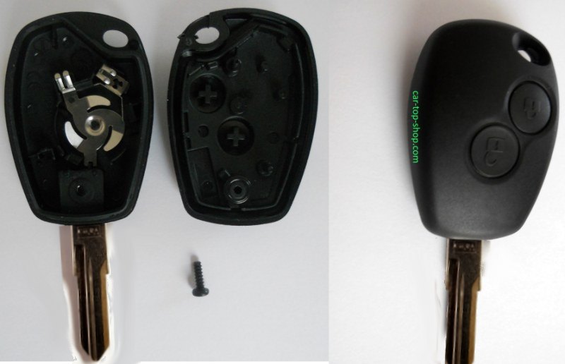 Nissan Schüssel Gehäuse 3 Tasten - Schlüsselbart NE73 ohne Logo